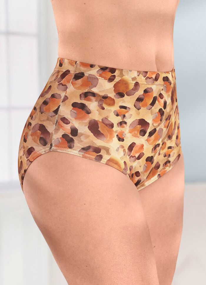 Laurina Dreierpack Slips mit Gummizug im Bund 