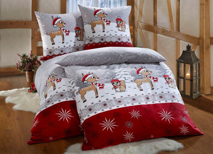 Soft-Biber Bettw&auml;sche-Garnitur von Florella 