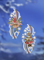 Fensterbild Kerze und Baum, 2er-Set 