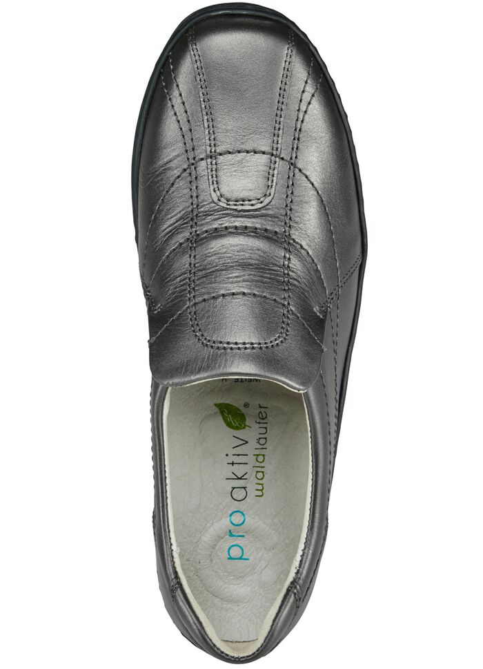 Waldl&auml;ufer, bequeme Damen-Slipper, Weite H, mit herausnehmbarem Fussbett 