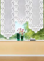 Tolle Schiebegardine mit Dreiecksabschluss 