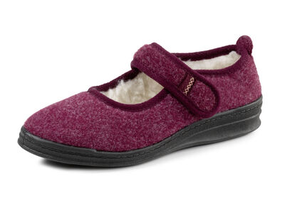 Spangenschuh aus weichem Filz 