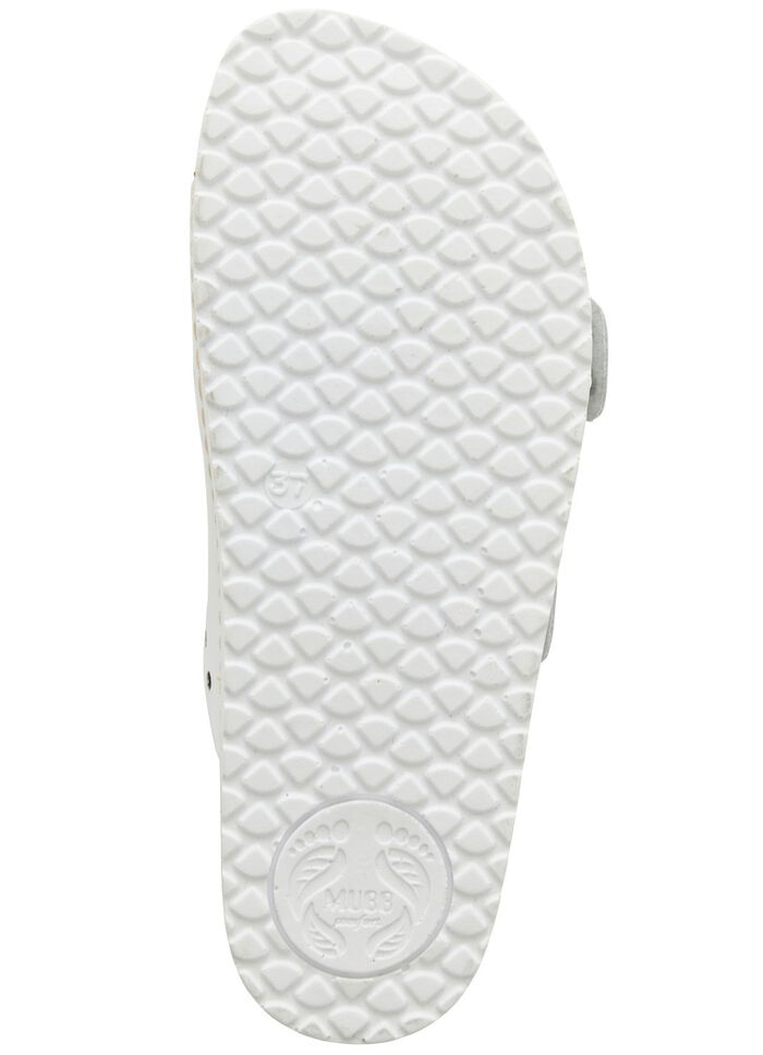 Mubb Pantolette mit luftiger Zierlochung WEISS