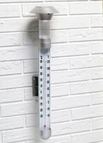 Thermometer mit Solarlampe  