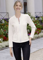 Blusenjacke mit Stehkragen 