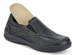 GINO GALANTE Slipper mit praktischem Wechselfussbett SCHWARZ