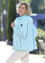 Funktionsjacke mit fester Kapuze BALIBLAU-WEISS
