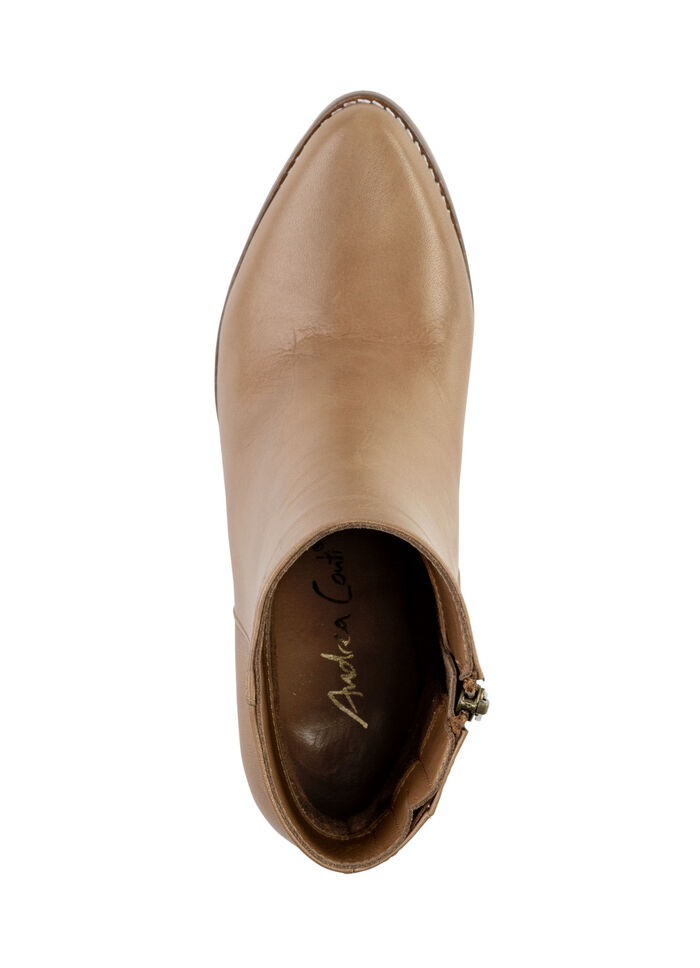 Andrea Conti Stiefelette mit seitlich eingesetztem Gummizug COGNAC