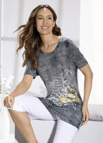 Shirt in akuteller Batik-Optik in 2 Farben GRAU
