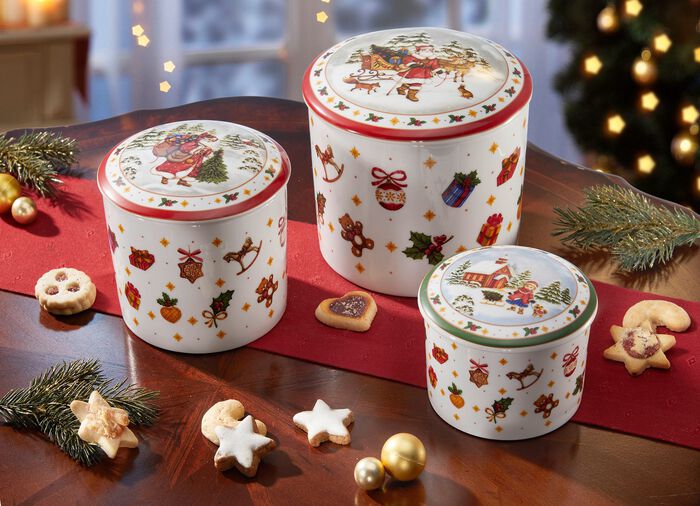 Aufbewahrungsdose &bdquo;Happy Wintertime&ldquo; von Hutschenreuther BUNT