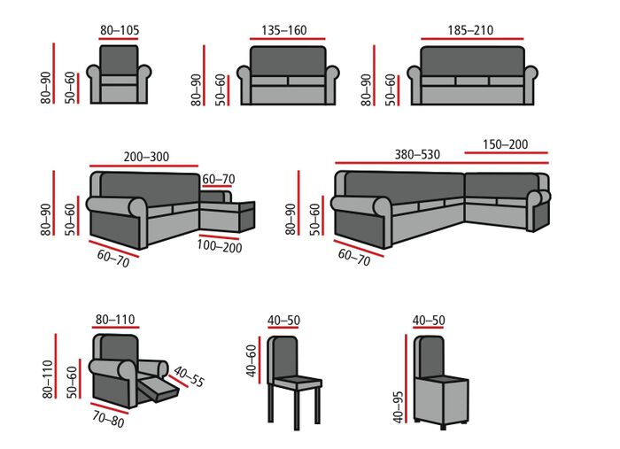 Stuhlbezüge in beliebter Stretch-Qualität BRAUN