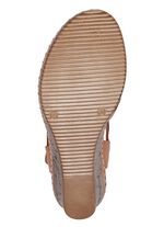 Gemini Sandalette aus perforiertem Rind-Nappaleder SCHWARZ