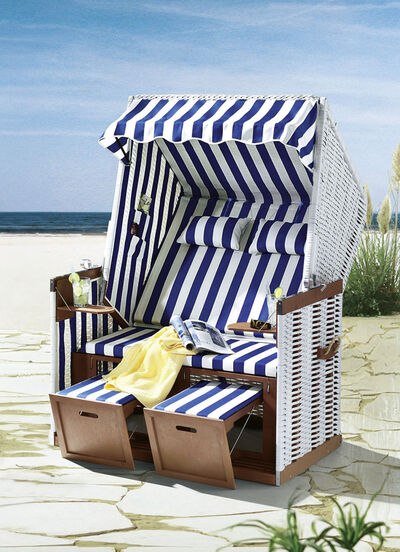 Maritimer Strandkorb 