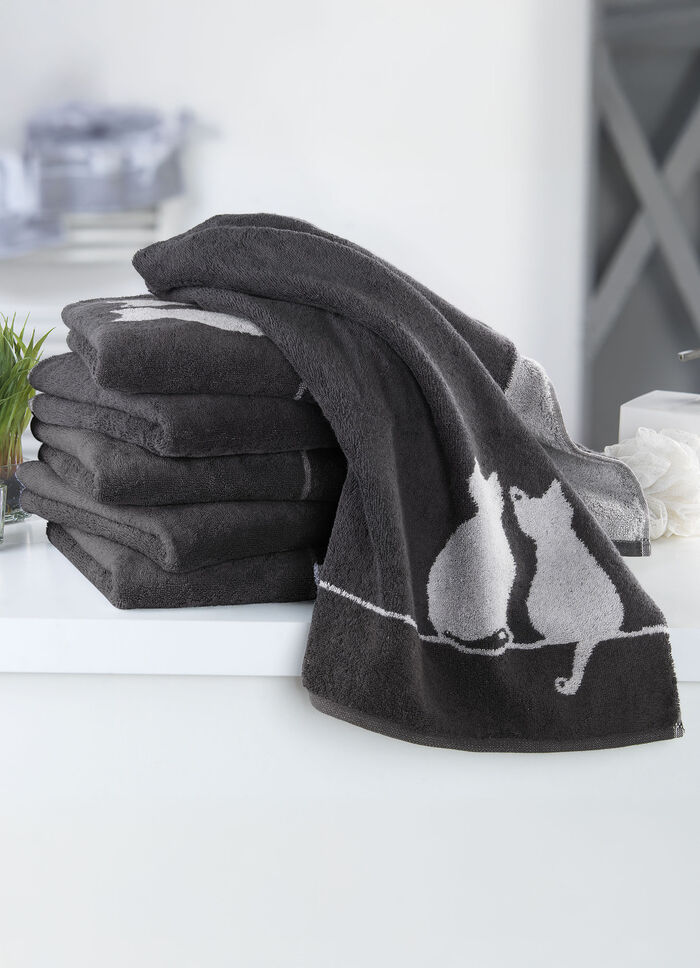 Frottier-Serie von Cawö ANTHRAZIT