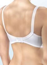 Sassa Zweierpack-BH mit floraler Spitze im Vorderteil WEISS