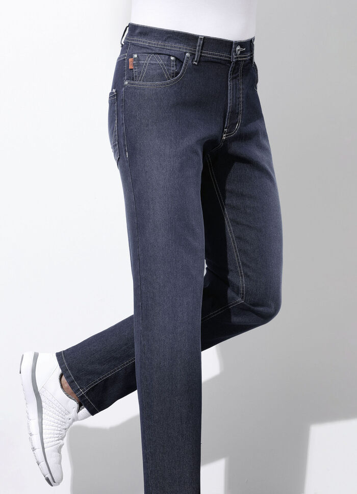 Moderne Jeans von &laquo;Francesco Botti&raquo; in 3 Farben DUNKELJEANS