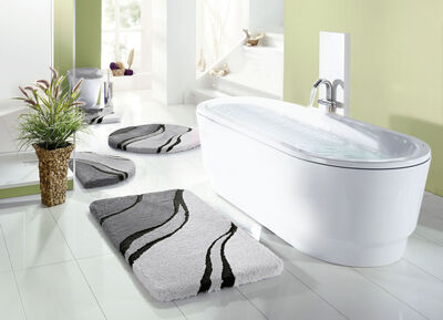 «Kleine Wolke» Badgarnitur in verschiedenen Farben GRAU