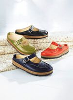 Haflinger Lederclog mit Applikation und Nieten 