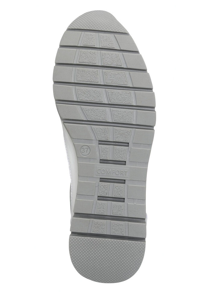 ELENA EDEN, sportliche Damen-Sneaker, Weite H, mit herausnehmbarem Fussbett WEISS