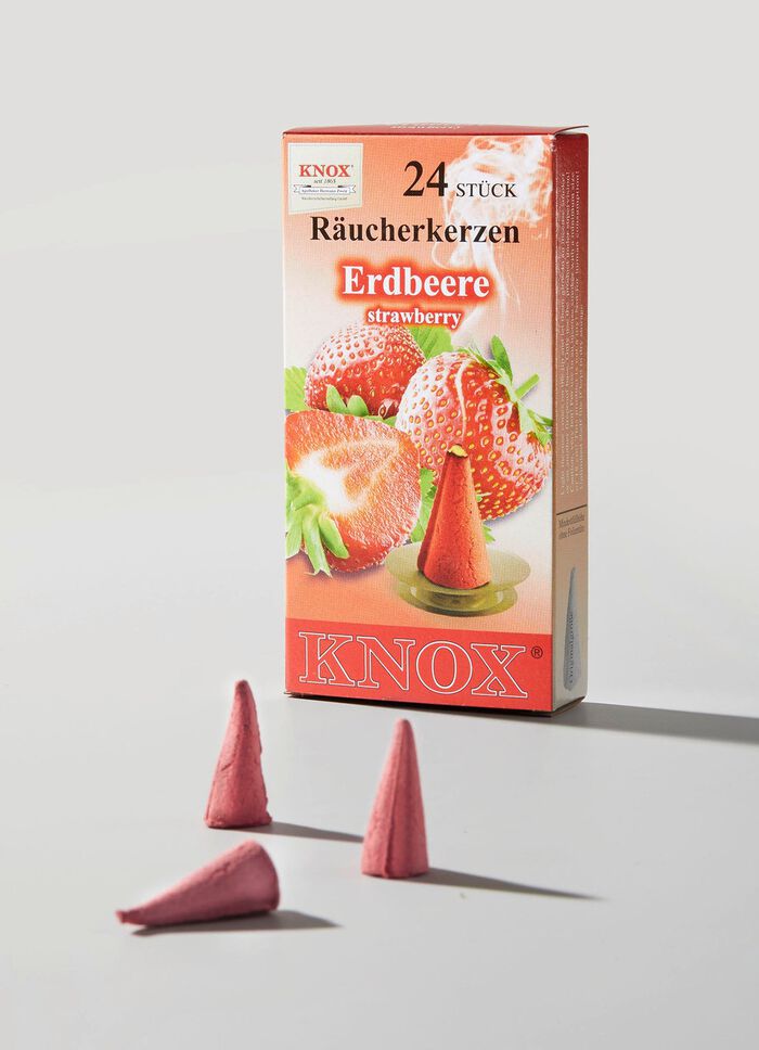 R&auml;ucherfiguren mit fruchtigem Duft ROT-GR&Uuml;N