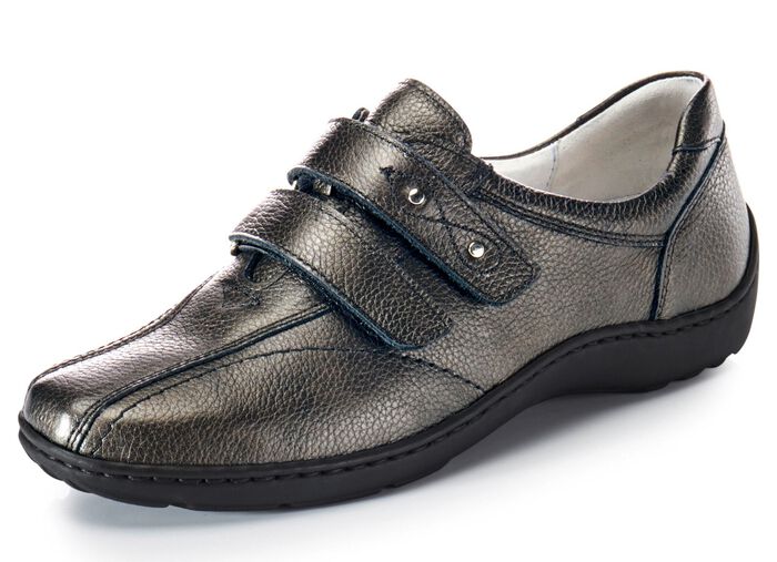 Waldl&auml;ufer, bequeme Damen-Slipper, Weite H, mit herausnehmbarem Fussbett 