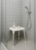 Dusch- und Badehocker mit extra grosser Sitzfläche