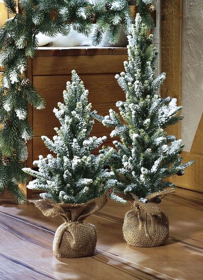 Tannenb&auml;umchen im Jutes&auml;ckchen 