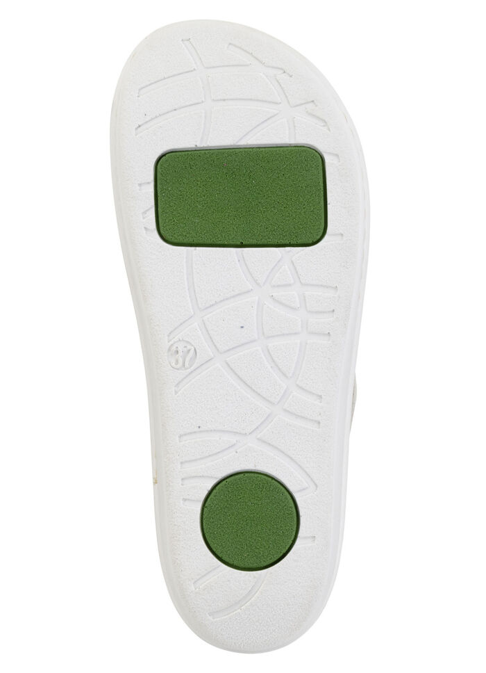Mubb Clog aus perforiertem Nappaleder WEISS