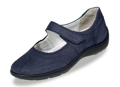 Waldl&auml;ufer, bequeme Damen-Slipper, Weite H, mit herausnehmbarem Fussbett 