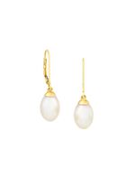 Zeitlose Ohrhänger mit Süsswasser-Zuchtperlen 