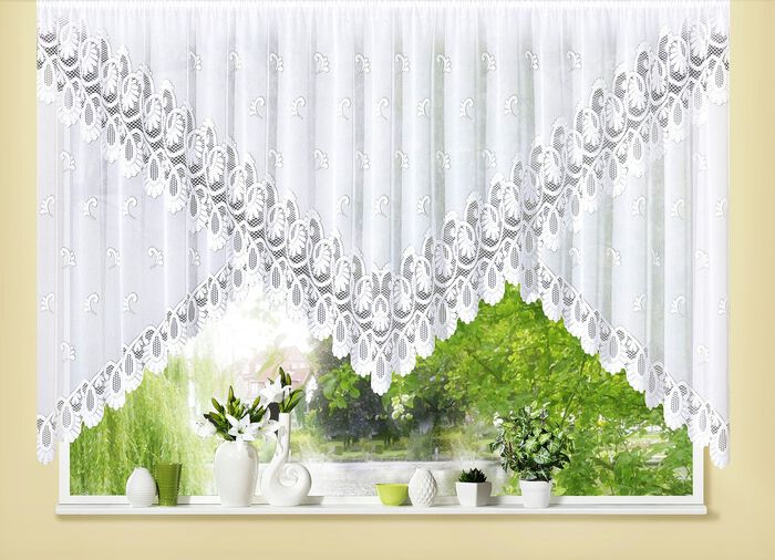 Aussergewöhnlicher Kuvertvorhang mit Automatikfaltenband 