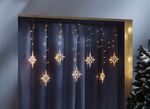 Lichtervorhang Sterne f&uuml;r den Innen- und Aussenbereich 