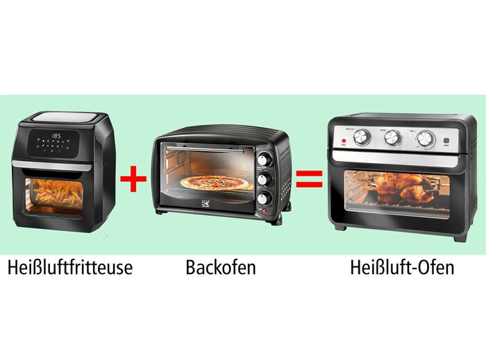 Heissluft-Ofen &ndash; Ersetzt Backofen und Fritteuse 
