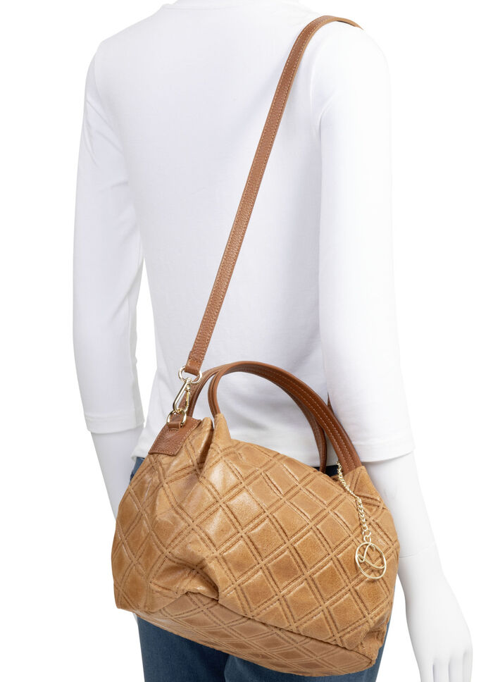 Laurina, Tasche, Damen, mit abnehmbarem, verstellbarem Umhängeriemen COGNAC