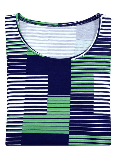 Shirt mit Rundhalsausschnitt in 3 Farben 