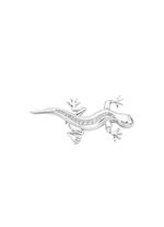 Salamander-Anstecknadel aus Silber 