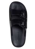 SKECHERS Pantolette aus Synthetik SCHWARZ