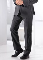 Hose aus dem Baukasten-Anzug ANTHRAZIT MELIERT