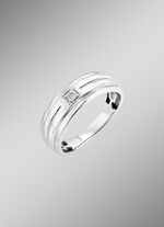 Herrenring aus Weissgold 