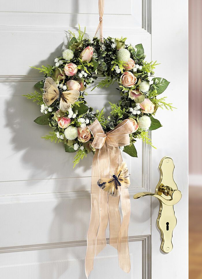 Wandkranz mit Schmetterlinge 