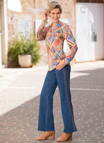 Poloshirt mit angedeuteten Pattentasche 