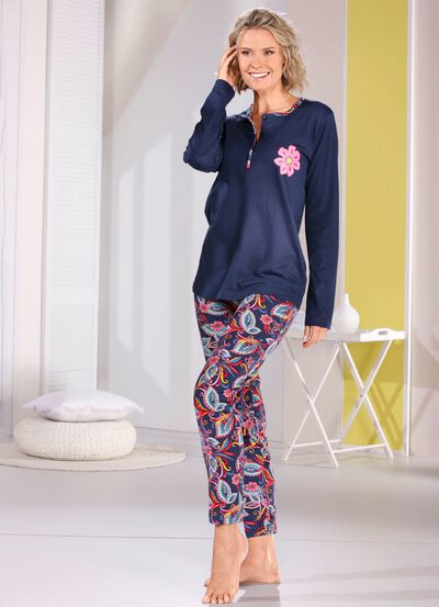 Schlafanzug aus reiner Baumwolle  