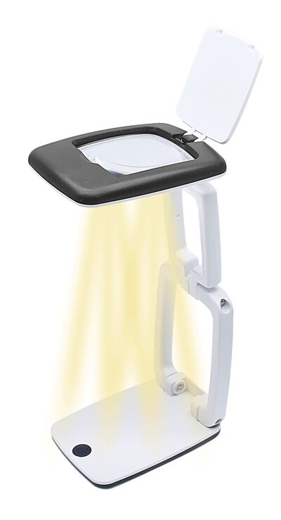 Lupe mit LED-Licht 