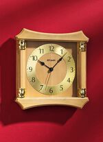 Wanduhr aus massivem Holz BUCHE