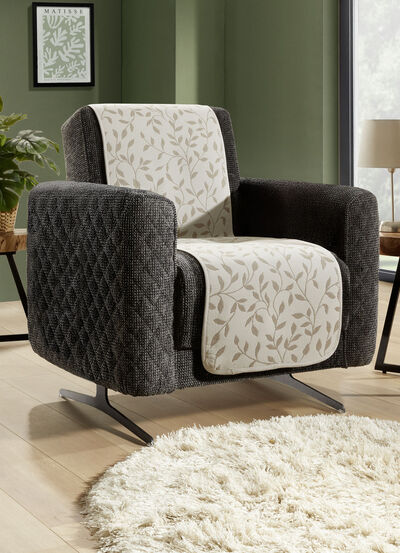 Sessel- und Armlehnenschoner mit Anti-Rutsch-Rückseite 