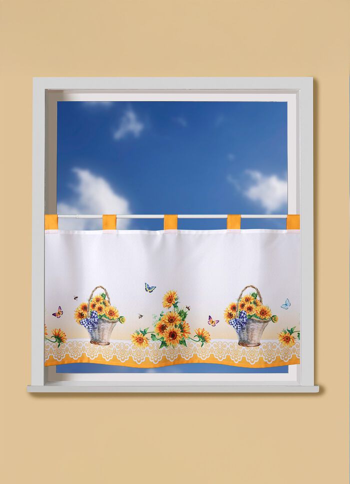 Kurzvorhang mit Schlaufen 