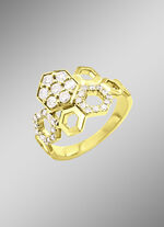 Bildschöner Damenring mit Brillanten 