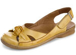 Gemini Sandale mit Klettspange SENFGELB