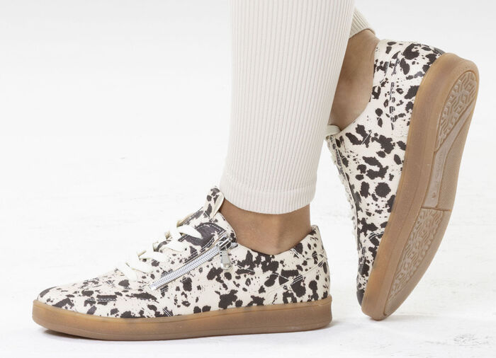 Waldläufer, modische Damen-Sneaker, Weite H, mit herausnehmbarem Fussbett BRAUN