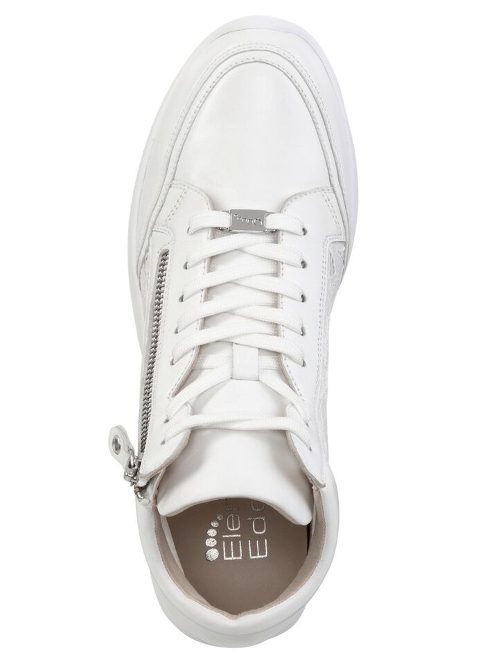 ELENA EDEN, schicke Damen-Boots, Weite G, mit herausnehmbarem Fussbett WEISS